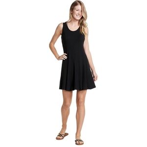 Toad&Co Black Sleeveless Mini Dress